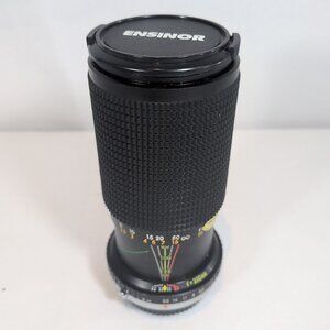 Ensinor Auto Zoom Camera Lens 1:5.5 f=80-200mm 49mm No.C-844328 Pouch Case Japan